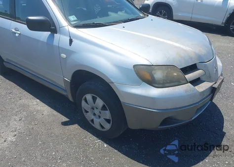 2004 Mitsubishi Outlander Ls из США, поврежденный, VIN JA4LZ31FX4U004668